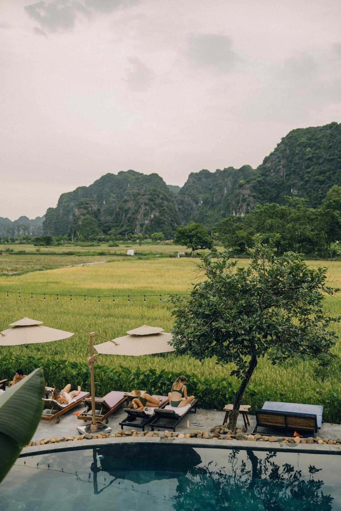 ニンビン Tam Coc Windy Fieldsヴィラ エクステリア 写真