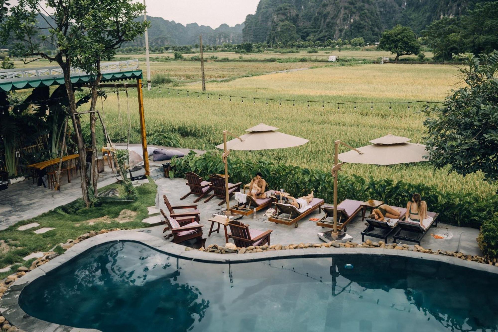 ニンビン Tam Coc Windy Fieldsヴィラ エクステリア 写真